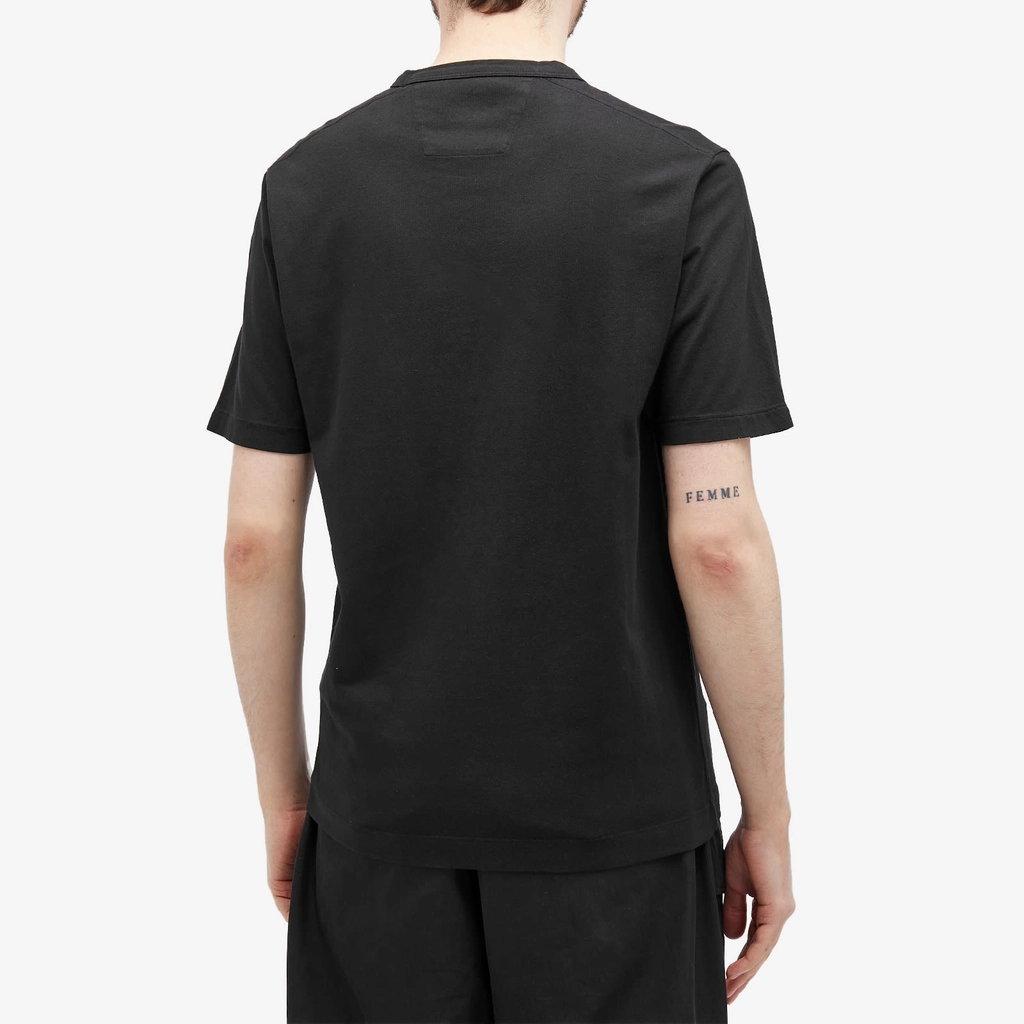 CP Company Men's Large Logo T-Shirt Black